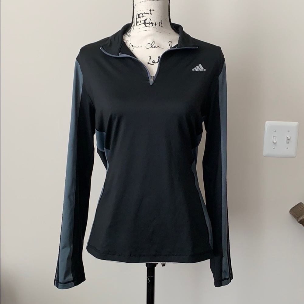 Adidas Climate quarter zip long sleeve top